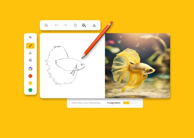 Bring your sketches to life with AI-powered image enhancement