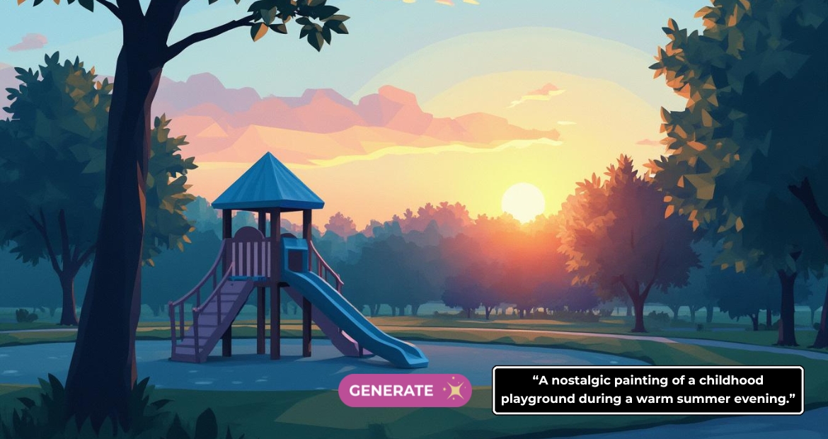 Comparison of traditional vs. AI-generated artwork, highlighting the differences in style.