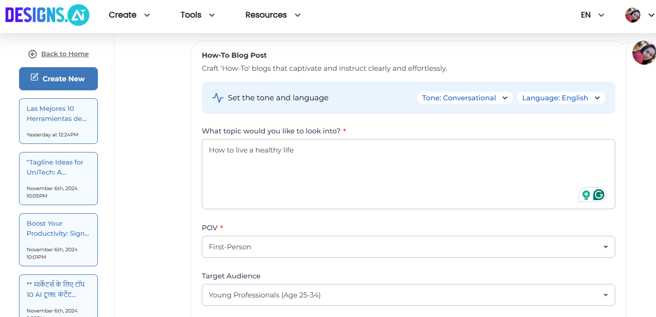 Fill in Details as per Your Audience