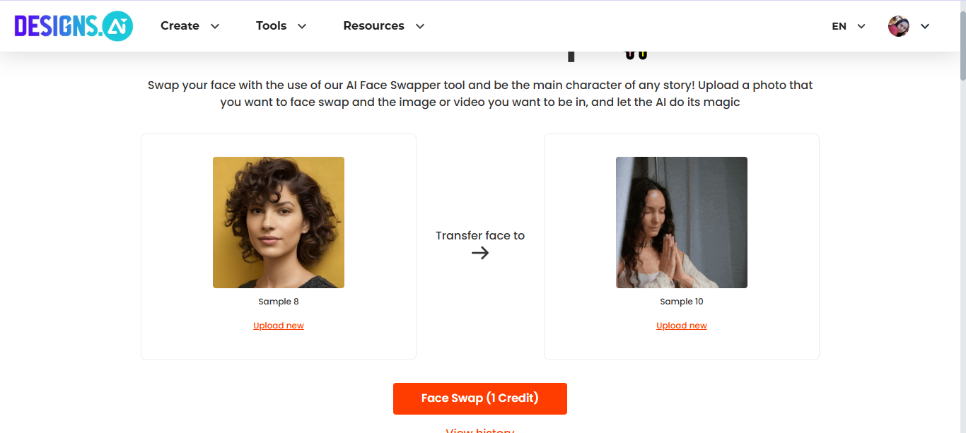 Designs AI Swap Process and Download